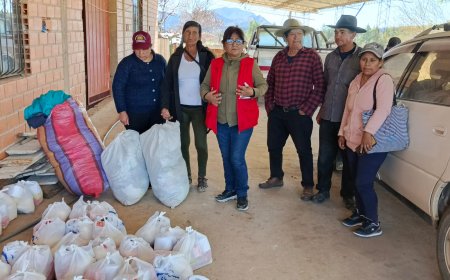 LA ALCALDIA LLEVO AYUDA A LA COMUNIDAD DE PINOS SUD