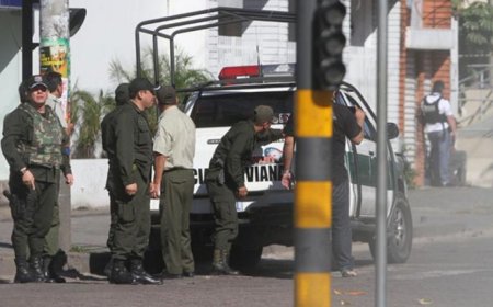 En Santa Cruz una balacera acaba con un policía herido