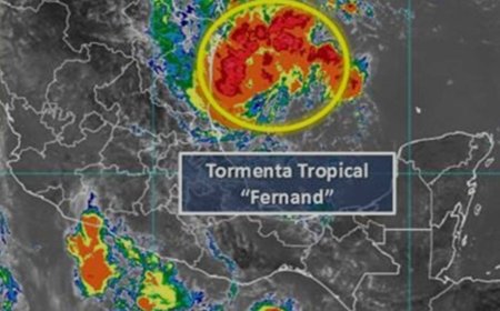 La tormenta tropical Fernand avanza hacia el Atlántic
