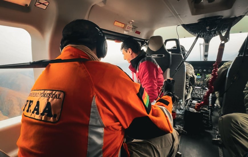 Autoridades informan que se tiene controlado y sofocado el 95% del incendio, el frente frio ayudo evitar reactivaciones de los focos de calor