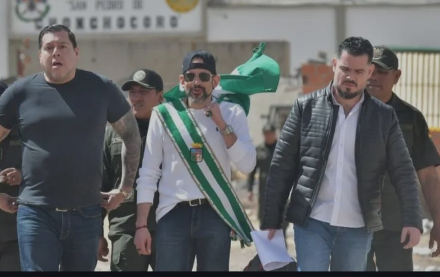 SALE LUIS FERNANDO CAMACHO DEL PENAL DE CHONCHOCORO