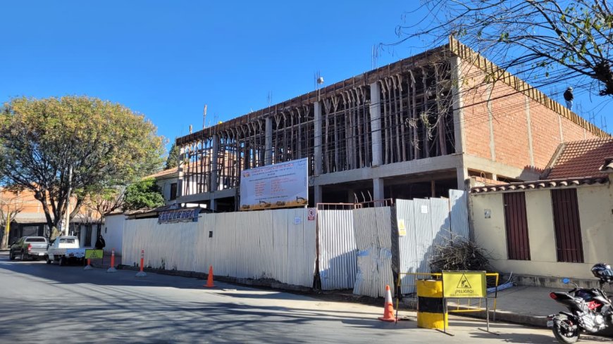 Alcalde de Tarija confirma que el Centro de Salud de Villa Fátima avanza a paso firme