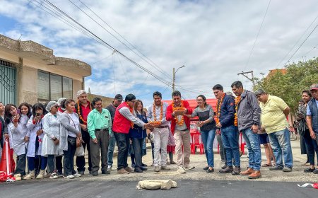 Alcaldía de Tarija asfaltó calles del barrio La Unión