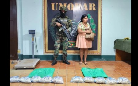 La Fiscalía solicito encarcelar a Elba Terán por transportar 10 kilos de cocaína