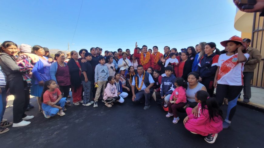 Alcaldía de Tarija pone en marcha plan de asfaltado en beneficio de la familias de 30 barrios