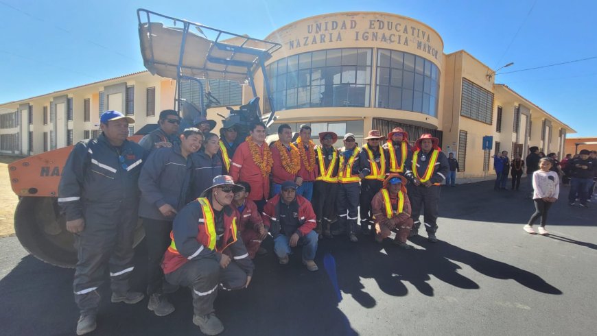 Alcaldía de Tarija pone en marcha plan de asfaltado en beneficio de la familias de 30 barrios