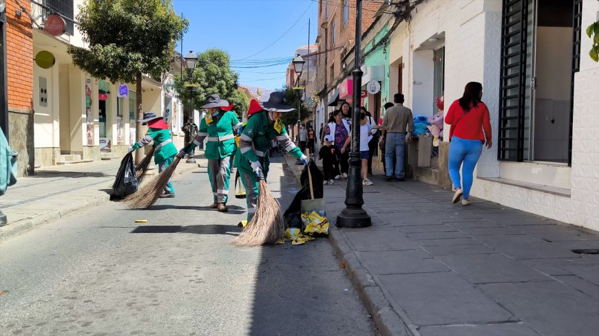 Alcaldía de Tarija garantiza logística y limpieza durante el recorrido de los Chunchos