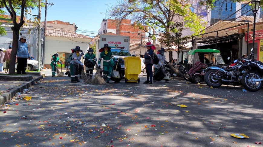 Alcaldía de Tarija garantiza logística y limpieza durante el recorrido de los Chunchos