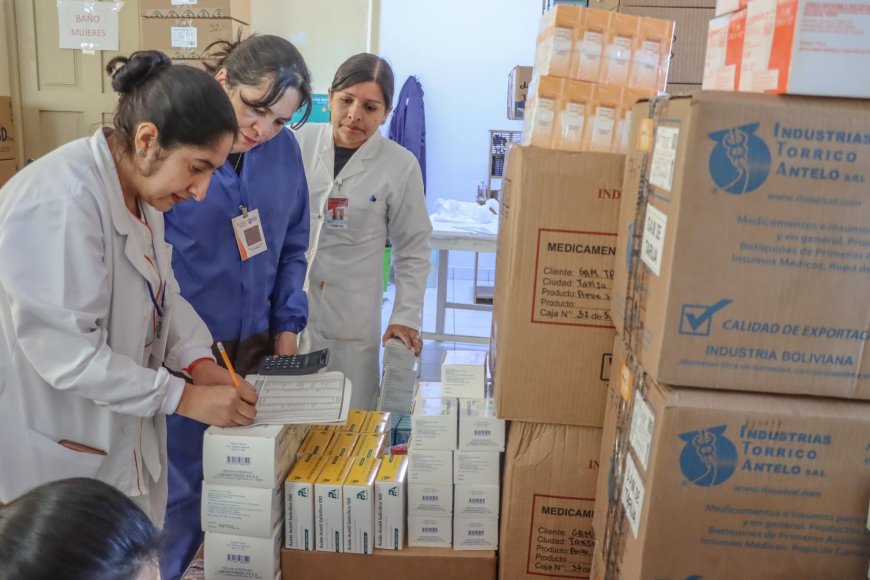 Alcaldía de Tarija garantiza la dotación de medicamentos para los 30 centros de salud de la provincia Cercado