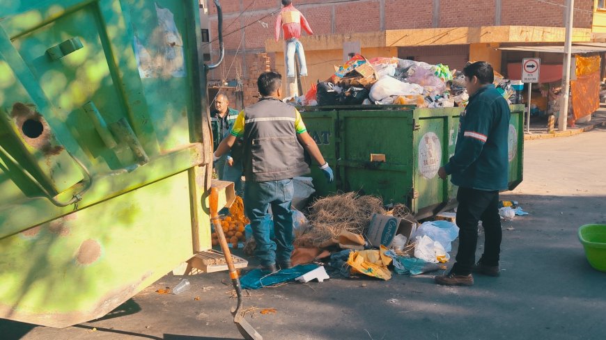 EMAT redobla esfuerzos para limpiar diferentes zonas de la ciudad que pueden convertirse en focos de infección
