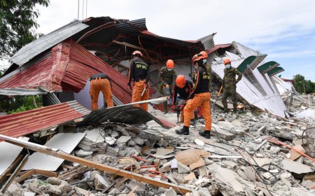 Aumenta a 69 la cifra de muertes por el terremoto de 6,9 grados en Filipinas