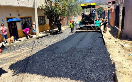 Alcaldía de Tarija asfalta calles en el barrio Panamericano