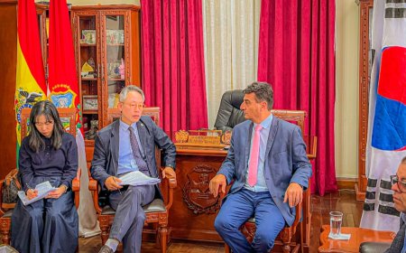 Alcalde de Tarija y embajador de Corea coordinan acciones de apoyo para el turismo, educación y producción