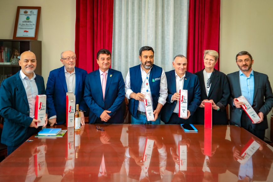 Alcalde de Tarija afianza relacionamiento con embajadores de España, Suecia, Alemania, Francia, La Unión Europea para trabajar en proyectos de agua, turismo y tratamiento de la basura.
