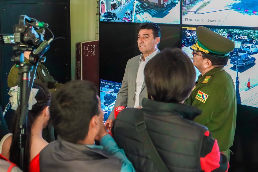 Alcaldía de Tarija buscará darle funcionalidad a las cámaras de vigilancia instaladas en toda la ciudad