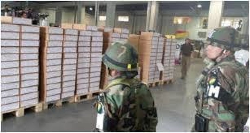 Fuerzas Armadas se movilizan para custodiar el material electoral