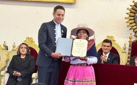Lara recibe credencial de vicepresidente