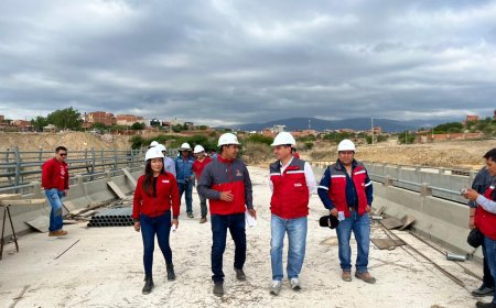 Alcalde de Tarija afirma que la primera fase de la Av. 2da circunvalación es del 95%