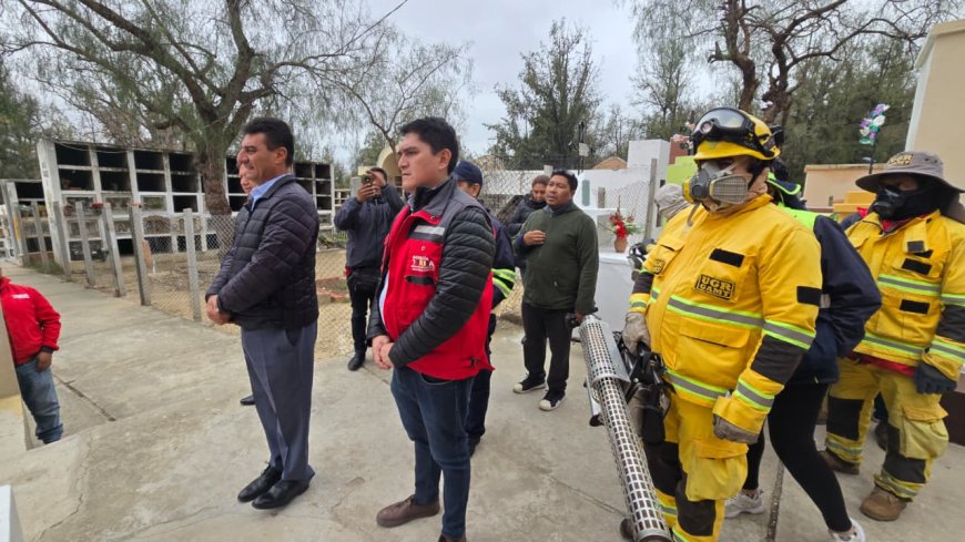 Alcaldía cumplió con todos los preparativos para que la población visite el Cementerio General Isaac Attie