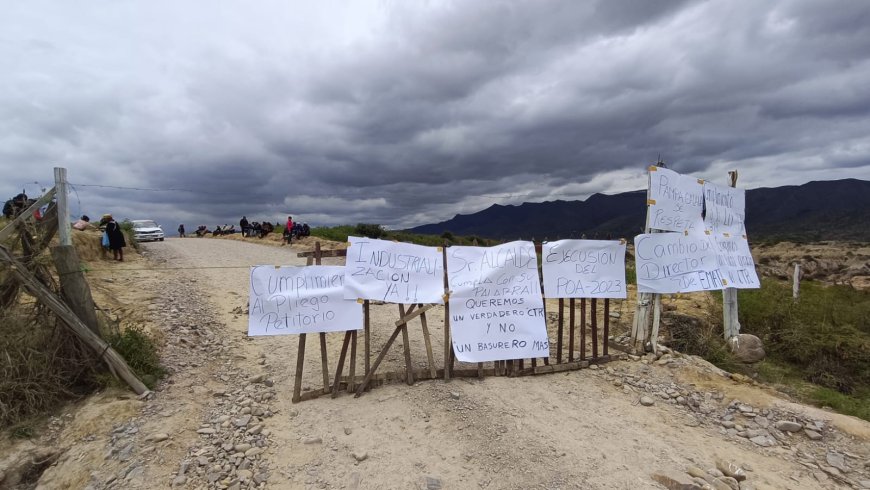 Comunarios de Pampa Galana levantan bloqueo que impedía el ingreso al CTR’S