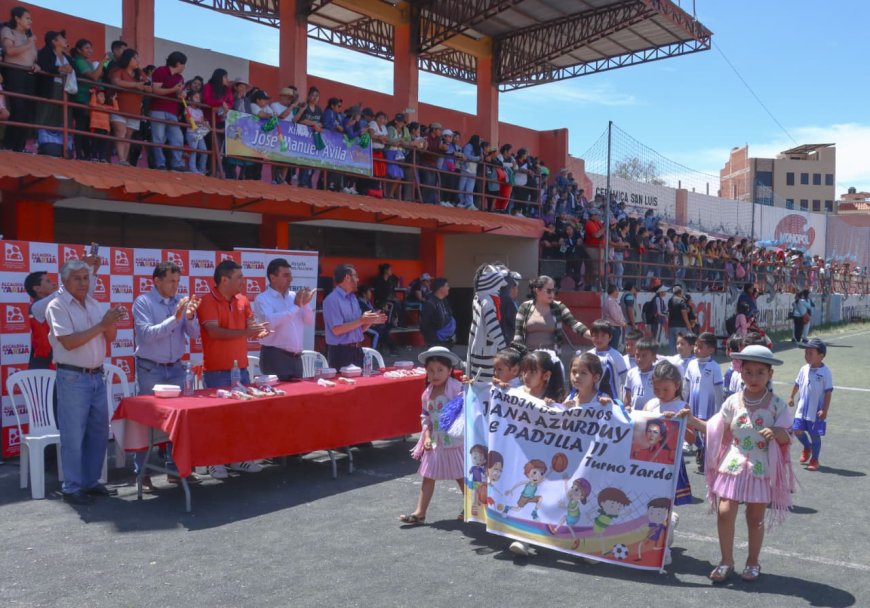 Alcalde Torres dio inicio de la III versión del Campeonato de fútbol Kids 2025