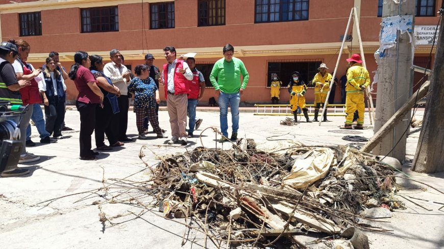 Alcaldía realiza limpieza del embovedado de la “Víbora Negra”