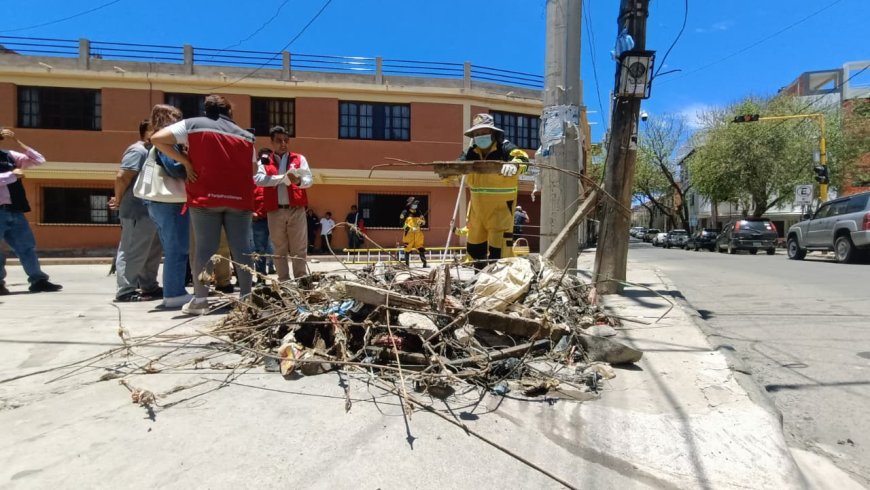 Alcaldía realiza limpieza del embovedado de la “Víbora Negra”