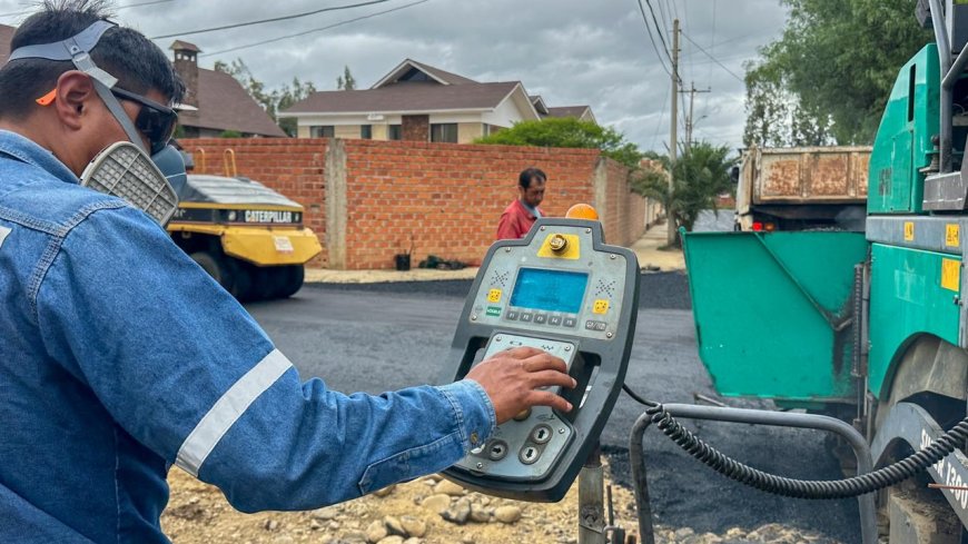 Alcaldía de Tarija llegó con el plan de asfaltado al barrio San Luis