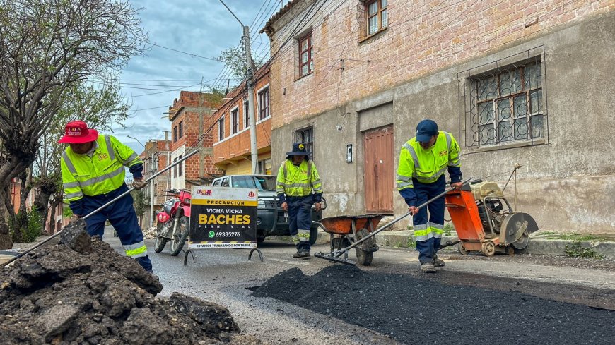 Plan “Vicha Vicha Baches” de la Alcaldía cumple 3 años de servicio a la población
