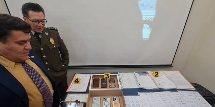 Juez envía a la cárcel a banda criminal que falsificaba títulos y documentos