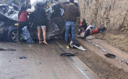 GRAVE ACCIDENTE EN LA RUTA TARIJA - CAMARGO.