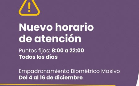 Empadronamiento biometrico masivo para las Elecciones Subnacionales 2026