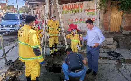 Alcaldía de Tarija continúa con los trabajos en toda la zona de la Víbora Negra