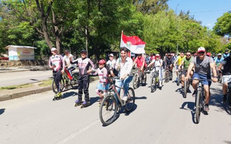 Tarija vivió un día del peatón lleno de deporte y actividades recreativas