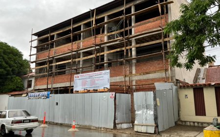 Tiene un 70% de avance físico: alcalde realiza inspección del centro de salud del barrio Virgen de Fátima