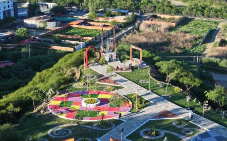 Alcalde de Tarija inaugura la pintoresca Plaza-Mirador  Luis de Fuentes