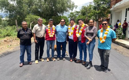 Alcaldía de Tarija llego con asfalto al barrio San Geronimo