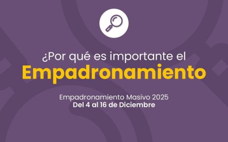 #EspacioPublicitario /// Empadronamiento Masivo elecciones subnacionales 2026