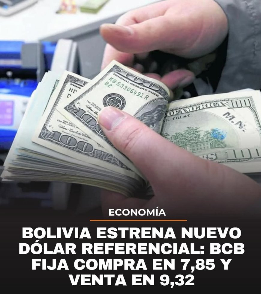 El Banco Central de Bolivia comenzó a publicar el valor referencial del dólar estadounidense