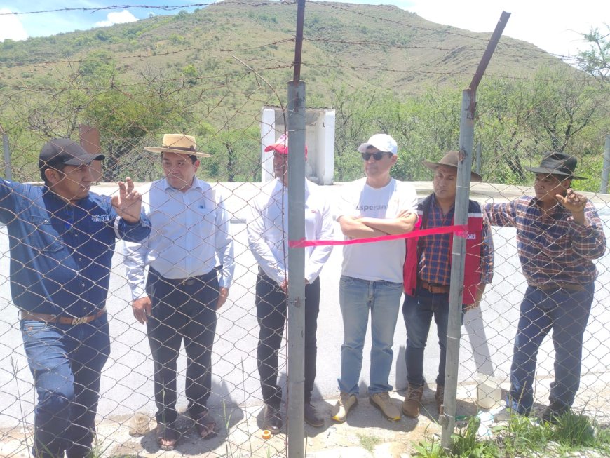 Alcaldía de Tarija ejecutó el trabajo Churquis estrena Sistema de Agua Potable refaccionado