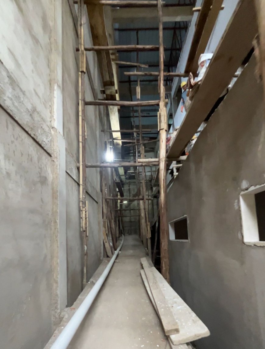 Tiene un 70% de avance físico: alcalde realiza inspección del centro de salud del barrio Virgen de Fátima