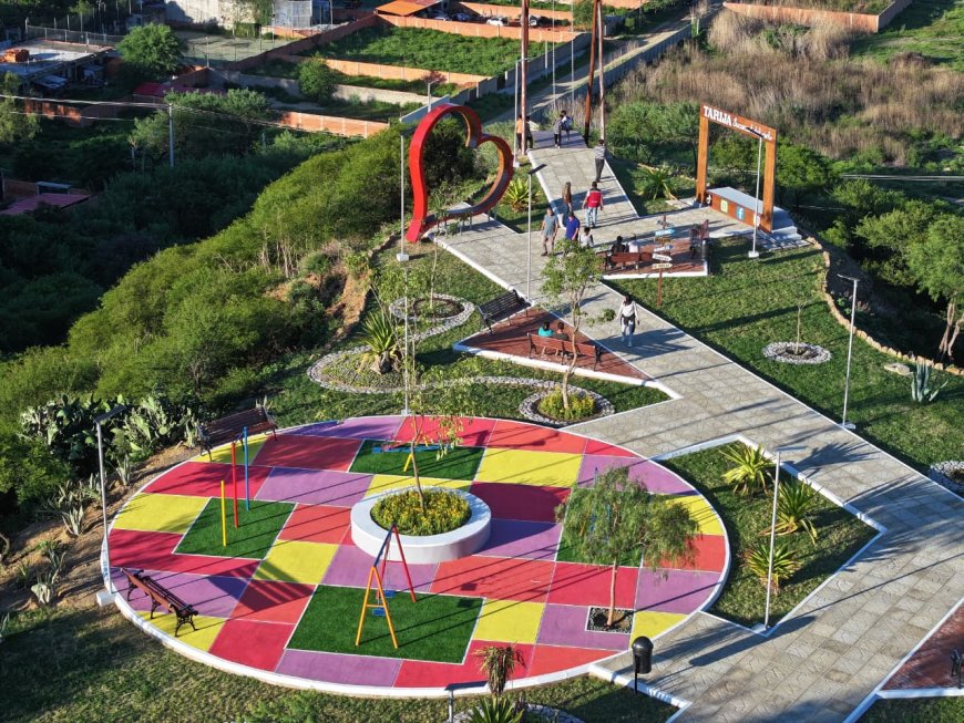 Alcalde de Tarija inaugura la pintoresca Plaza-Mirador  Luis de Fuentes