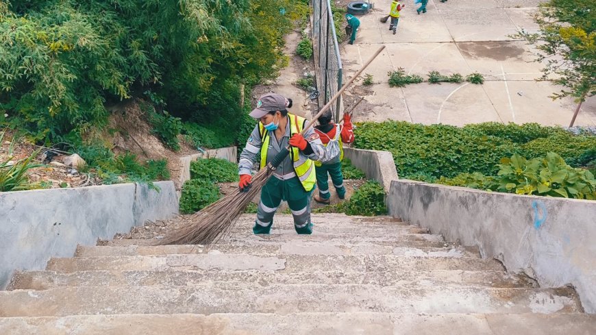 Alcaldía a travez de EMAT realizo limpieza del barrio Panamericano