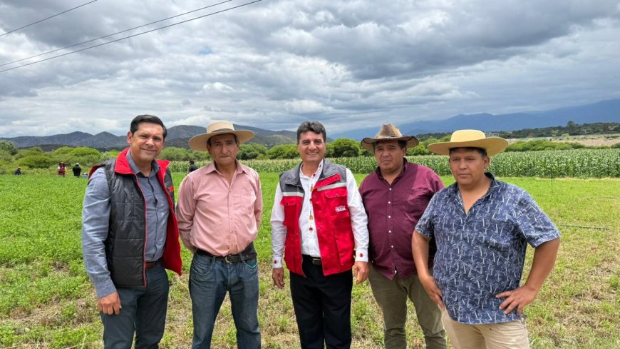 Alcaldía de Tarija dio inicio a la instalación de sistemas de riego tecnificado en la comunidad de  Tablada Sud
