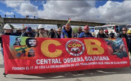 Movilización denominada "Bolivia no se vende"