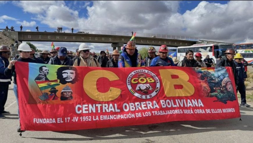 Movilización denominada "Bolivia no se vende"