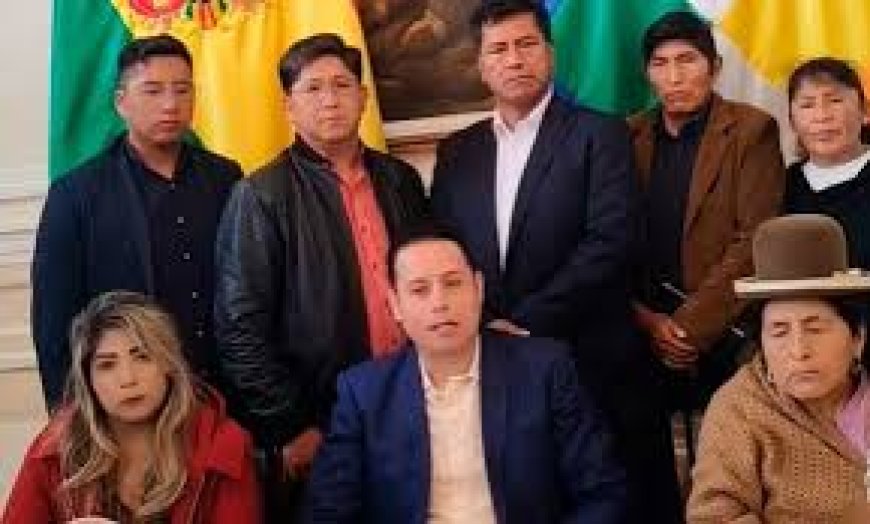 El vicepresidente de Bolivia, Edmand Lara, anunció un proyecto de ley para frenar los decretos emitidos por el presidente