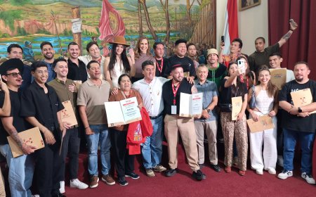 Llegaron a Tarija mas 30 creadores de contenido y la alcaldia los recibio