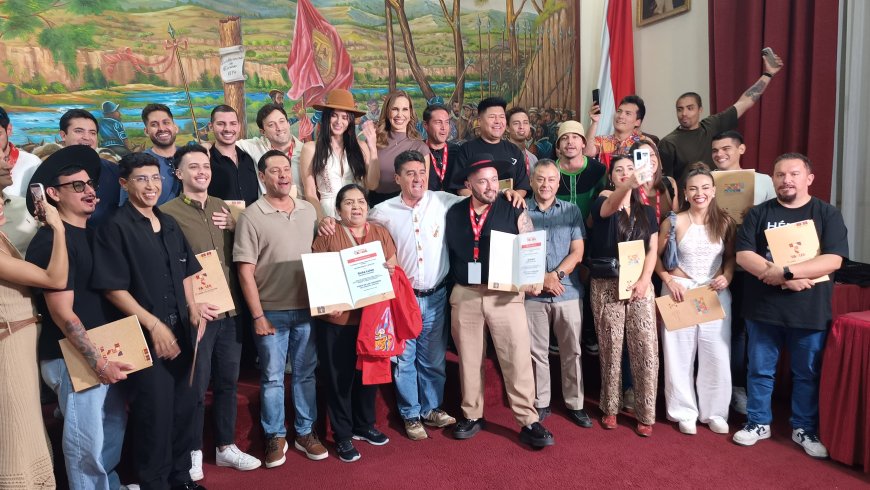 Llegaron a Tarija mas 30 creadores de contenido y la alcaldia los recibio