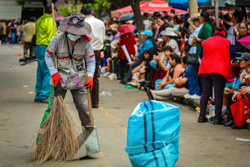 EMAT intensifica labores de limpieza durante los días de carnaval